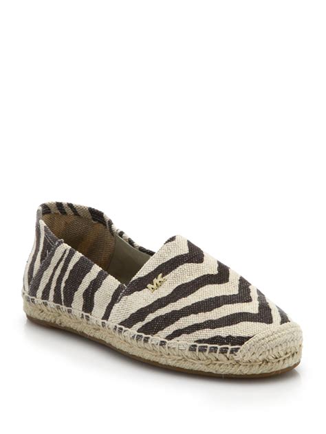 michael kors canvas espadrille|michael kors espadrille flat.